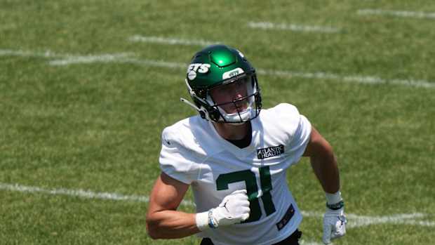 WR Jerome Kapp (31) at Jets' OTAs